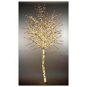 Albero ciliegio luminoso 300 cm bianco caldo corrente