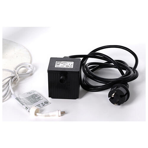 Drzewo wiśnia, oświetlone, 300 cm, biały ciepły, z zasilaniem 7