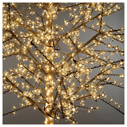 LED Cherry blossom tree 300 cm warm white electric powered 3