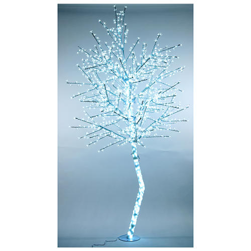 Albero ciliegio luminoso 300 cm bianco freddo corrente 1