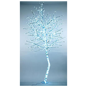 Drzewo podświetlane Wiśnia 300 cm LED biały zimny, zasilanie elektryczne