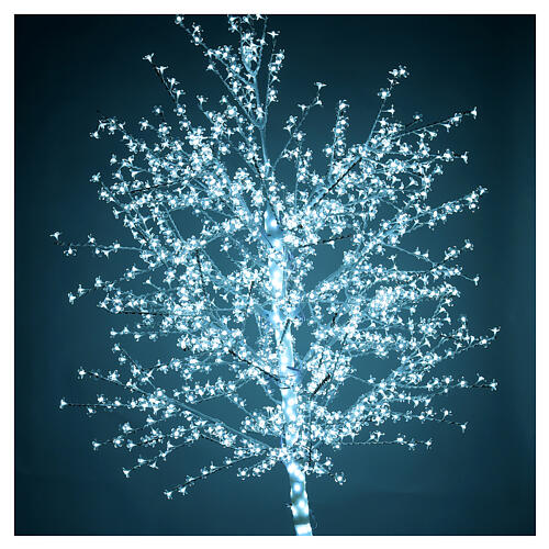 Drzewo podświetlane Wiśnia 300 cm LED biały zimny, zasilanie elektryczne 2