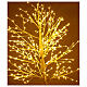 Lighted tree stylised, 328 warm white LEDs electric s2