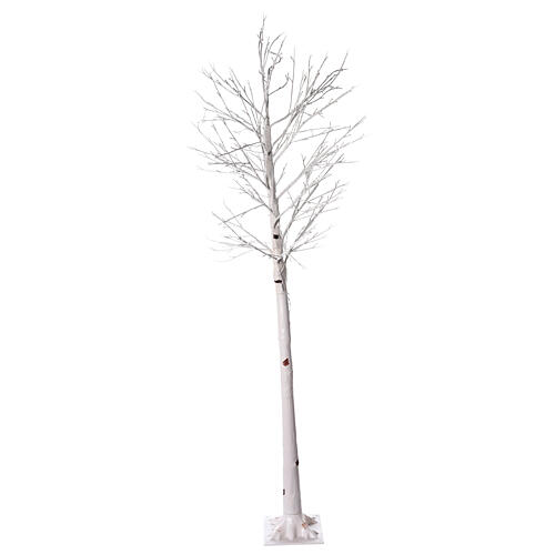 Árvore luminosa estilizada 225 cm, 328 luzes LED branco quente corrente 4