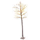 Árvore luminosa estilizada 225 cm, 328 luzes LED branco quente corrente s3