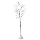 Lighted tree stylized, 328 warm white LEDs electric s4