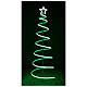 LED spiral Christmas tree, 496 LEDs RGB multi-color electric powered s1