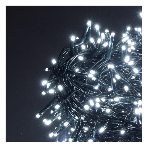Lichterkette Weihnachten 500 LEDs kaltweiß mit Fernbedienung, 220V 2