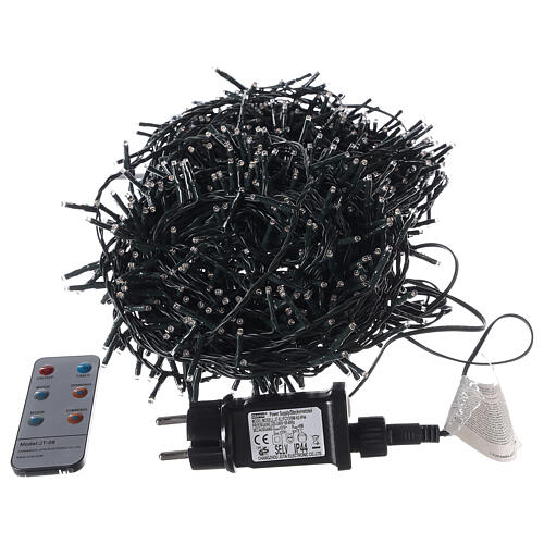 Christmas lights 1000 warm white LEDs external remote control 220V 8