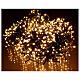 Luz de Natal corrente pisca-pisca 1200 LED branco quente interior/exterior 220V s1