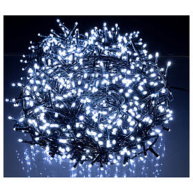 Guirlande lumineuse 100 micro LEDs fil nu argenté 4,95 m blanc chaud pour  intérieur