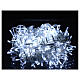 Holiday lights 1200 LEDs cold white green cable external 24 m 220V s1