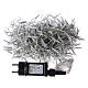 Holiday lights 1200 LEDs cold white green cable external 24 m 220V s5