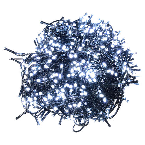 LED Christmas lights 1200 cold white 220V external 48 m 3