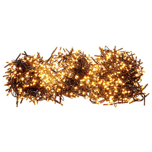 Lichterkette Weihnachten 1800 warmweiße LEDs mit Fernbedienung, 220V 3