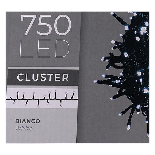 Lichterkette Weihnachten 750 warmweiße LEDs mit Fernbedienung, 220V 4