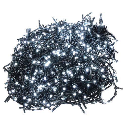 Lichterkette Weihnachten 1000 kaltweiße LEDs mit Fernbedienung, 220V 3
