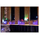 Christmas lights bright 1000 LEDs multi-colour remote control external 220V green cable s6