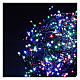 Catena luminosa Natale verde 1000 led multicolore telecomando esterno 220V s3