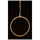 Bright Christmas ring with warm white LED drops d. 40 cm indoors 220V s4