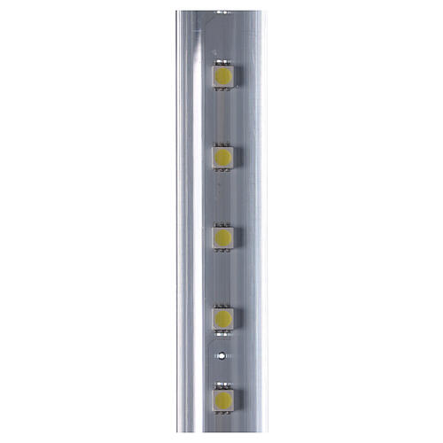 Luminious tube 100 cm with snow falling effect, 96 cold white LEDS outdoor 3