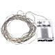 Christmas lights, 10 m, 100 LED drop lights, icy white, indoor use s4