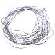 Clear string lights battery operated 10 cm 100 white cold LEDs indoor s2