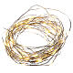Warm white clear string lights battery operated 10 m 100 LEDs s3