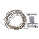 Warm white clear string lights battery operated 10 m 100 LEDs s5