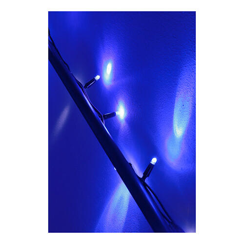 Luz de Natal corrente luminosa pisca-pisca 10 m 100 LED azul interior/exterior 2
