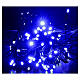 Bright Christmas string lights 10m with 100 blue LEDs electric powered s5