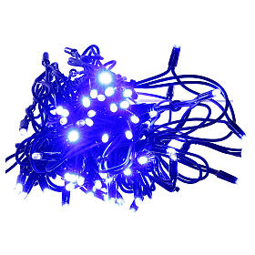 Lichterkette 100 blaue LEDs ohne Netzteil, 10 m