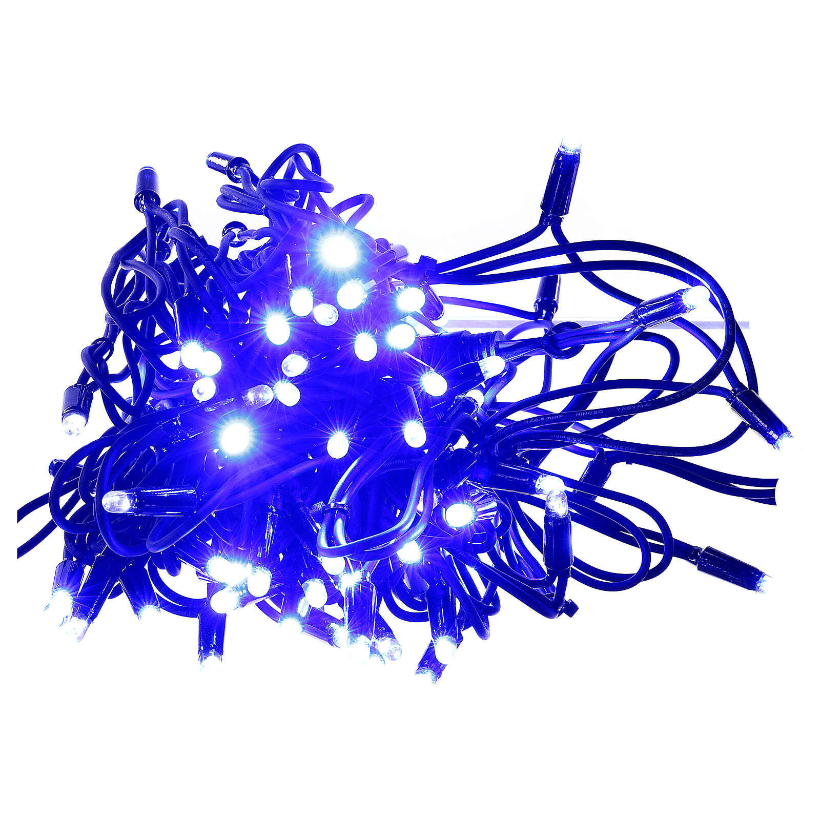 Christmas lights, 10 m, 100 blue LED lights, indoor and online sales