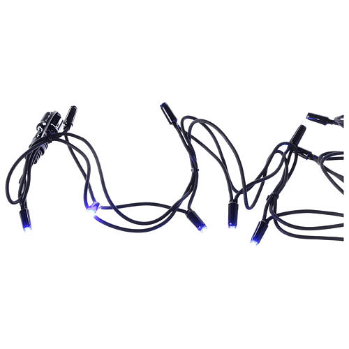 Christmas lights, 10 m, 100 blue professional firefly LED lights, indoor and outdoor use (power supply not included) 3
