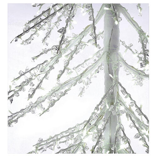 Drzewo podświetlane Diamond 250 cm 720 LED biały zimny, na zewnątrz, zasilane elektrycznie 3