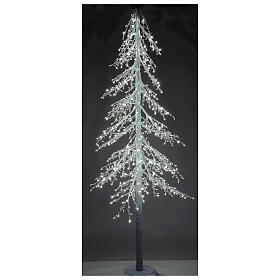 Decoração Árvore de Natal Luminosa Diamond 250 cm 720 Lâmpadas LED Branco Frio Interior/Exterior