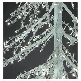 Lighted Christmas tree Diamond 250 cm with 720 cold white LEDs external electric powered