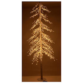 Decoração Árvore de Natal Luminosa Diamond 250 cm 720 Lâmpadas LED Branco Quente Interior/Exterior