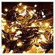Luzes de Natal pisca-pisca 200 lâmpadas LED grandes branco quente 20 metros para interior/exterior alimentação corrente s3