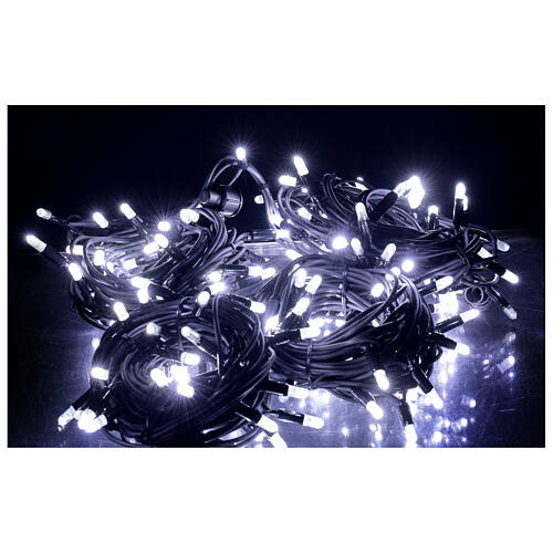 White Christmas lights LEDs 200 lights 20 m external electric powered 1