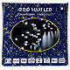 White Christmas lights LEDs 200 lights 20 m external electric powered s5
