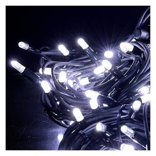 Luzes de Natal pisca-pisca 200 lâmpadas LED grandes branco frio 20 metros para interior/exterior alimentação corrente 3