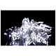 String lights 200 LEDs ultrabright white 40 strobe effect 20 m indoor outdoor electric s1