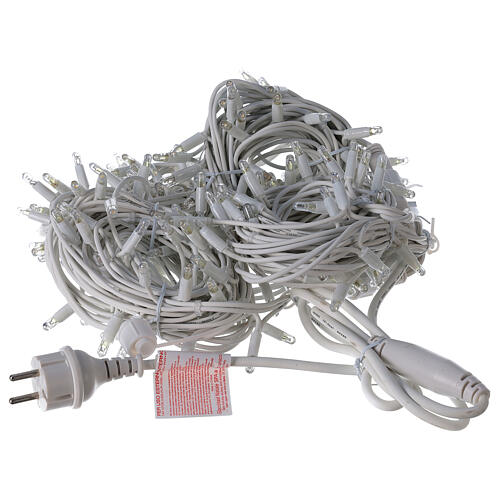 Świąteczne lampki, łańcuch 20 m z 200 ultrajasnymi ciepłymi białymi LED i 40 mini‑stroboskopami 7