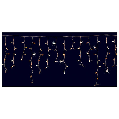 String light curtain offset 180 Maxi LEDs warm white indoor outdoor 1 m 1