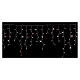 String light curtain offset 160 LEDs cold white 32 flash indoor outdoor s1