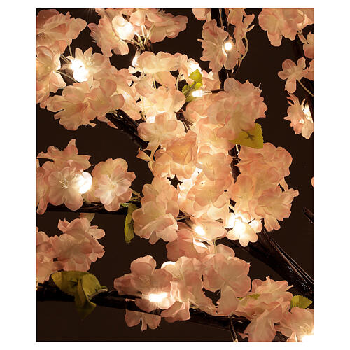 Albero ciliegio luminoso 280 cm 1680 led bianco caldo ESTERNO 3