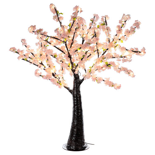Cerejeira decoração luminosa 1680 lâmpadas LED branco quente, altura 280 cm, alimentação de corrente, PARA EXTERIOR 5