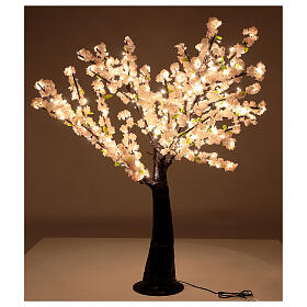 Wiśnia Sakura drzewko podświetlane 336 LED 150 cm, zasilane elektrycznie, NA ZEWNĄTRZ