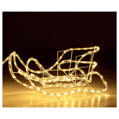 Lighted Reindeer with sleigh warm white 264 LEDs h 52 cm electric OUTDOOR 6